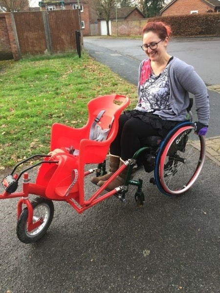 Wheelchair shop baby carrier